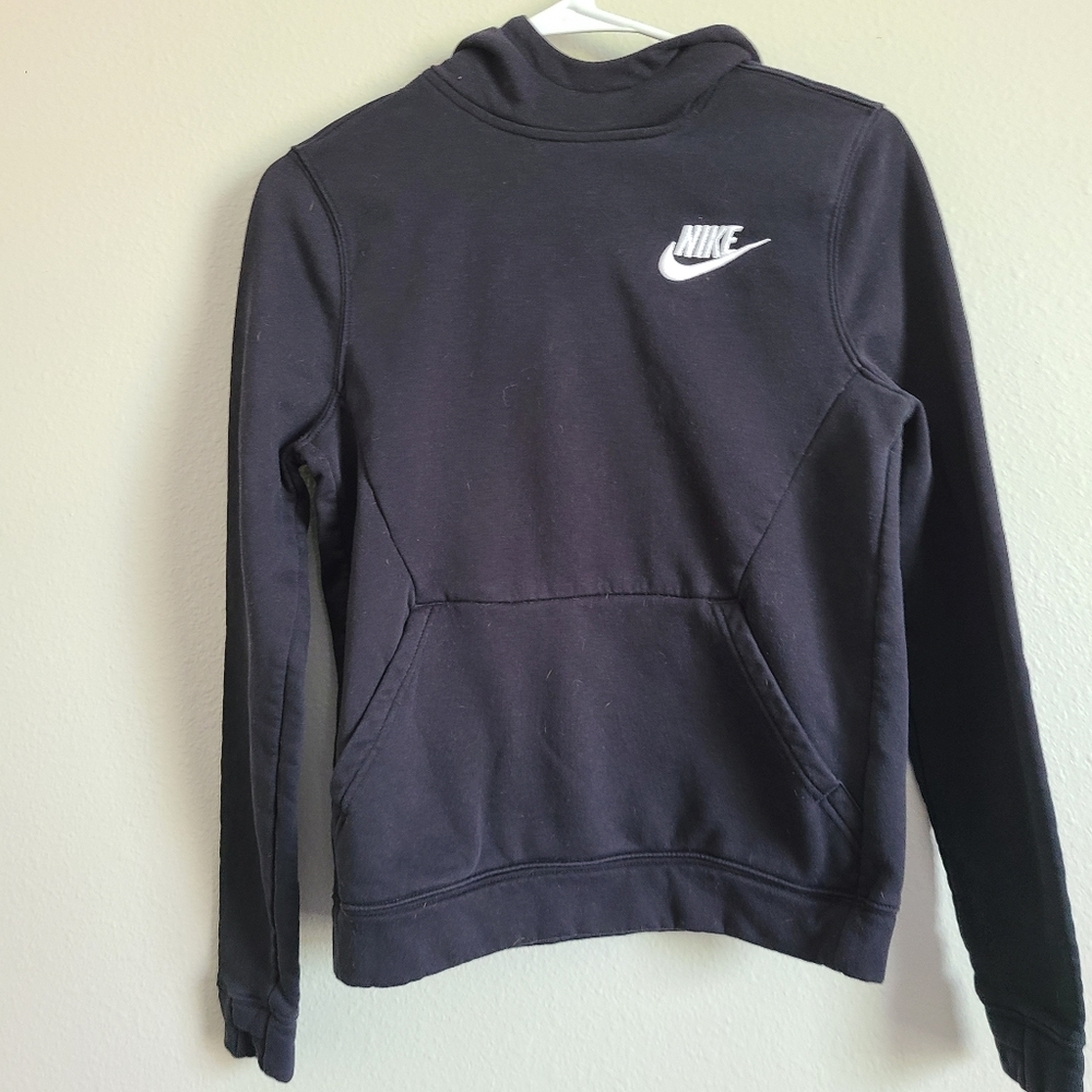 Boys Nike black fleece hoodie